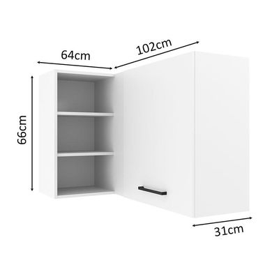 Armário Aéreo 1 Porta Para Linha De 60 Cm Branco