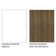 Armário Aéreo de Canto Glamy 100%MDF 1Porta BR/Rustic Madesa