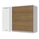 Armário Aéreo de Canto Glamy 100%MDF 1Porta BR/Rustic Madesa