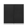 Armário Aéreo 70 Cm 2 Portas Rustic/preto Glamy Rustic/preto