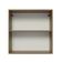 Armário Aéreo 70 Cm 2 Portas Rustic/preto Glamy Rustic/preto