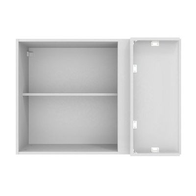 Armário Aéreo De Canto 1 Porta Agata Madesa Branco/crema