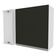 Armário Aéreo de Canto Glamy 1 Porta Branco/Preto Madesa