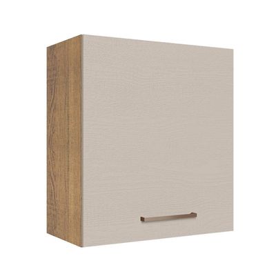 Armário Aéreo 60 Cm 1 Porta Agata Madesa Rustic/crema