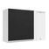 Armário Aéreo de Canto Glamy 1 Porta Branco/Preto Madesa