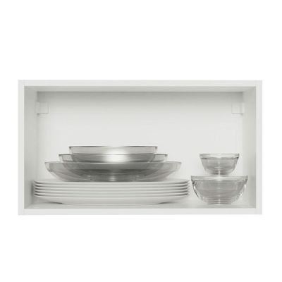 Armário Aéreo Acordes 100% Mdf 60cm 1 Porta Branco Brilho