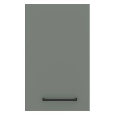 Armário Aéreo Madesa Agata 40 Cm 1 Porta Rustic/cinza