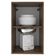 Armário Aéreo Madesa Agata 40 Cm 1 Porta Rustic/cinza