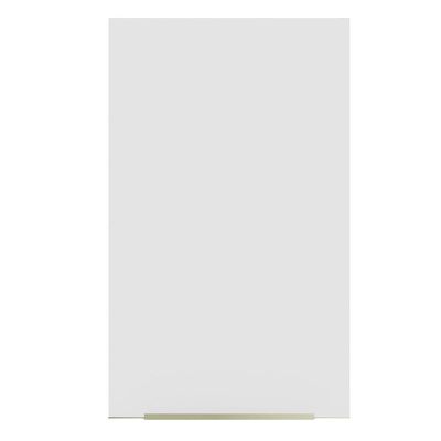 Armário Aéreo 40 Cm 1 Porta Rustic/Branco Veludo