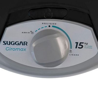 Centrifuga De Roupas Suggar Giromax 15kg Prata CT1502PR 220V
