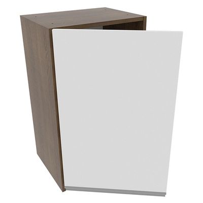 Armário Aéreo Glamy 40cm 1 Porta Rustic/Branco Madesa