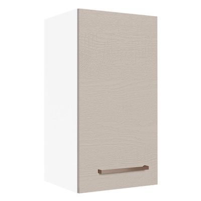 Armário Aéreo 35 Cm 1 Porta Agata Madesa Branco/crema