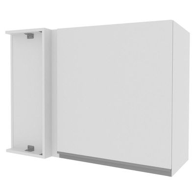 Armário Aéreo de Canto Glamy 100% MDF 1 Porta BR Madesa