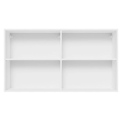 Armário Aéreo Glamy 100%MDF 120cm 2 Portas BR/Rustic Madesa