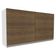Armário Aéreo Glamy 100%MDF 120cm 2 Portas BR/Rustic Madesa