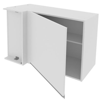 Armário Aéreo de Canto Glamy 100% MDF 1 Porta BR Madesa