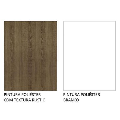 Armário Aéreo de Cozinha 70cm 1 Porta Basculante Branco
