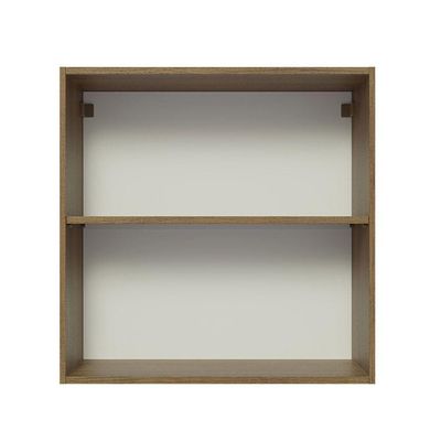 Armário Aéreo 70 Cm 2 Portas Rustic/branco Glamy