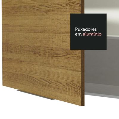Armário Aéreo 70 Cm 2 Portas Branco/rustic Stella Madesa Branco/rustic