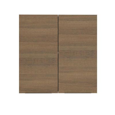 Armário Aéreo 70 Cm 2 Portas Branco/rustic Stella Madesa Branco/rustic