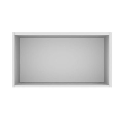 Armário Aéreo 60 Cm 1 Porta Basculante Branco/Branco Veludo