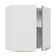 Armário Aéreo 70 Cm 2 Portas Branco/branco Veludo Lux Branco