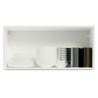 Armário Aéreo Reims 70cm 1 Porta Branco Madesa