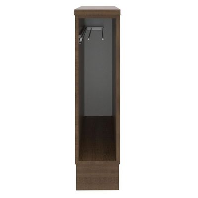 Balcão Porta-pano 20 X 60 Cm Para Cozinhas Madesa Lux, Glamy, Agata (com Tampo) - Rustic Rustic