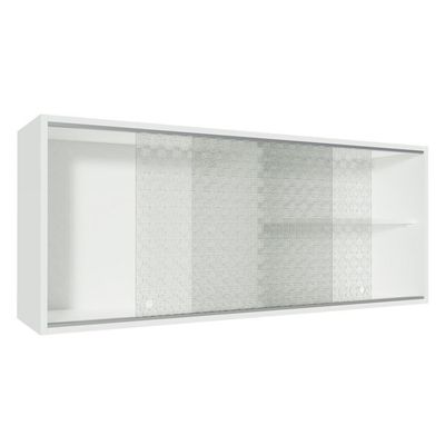Armário Aéreo Glamy 100% MDF 2 Portas Quadrato BR Madesa