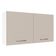Armário Aéreo 120 Cm 2 Portas Agata Madesa Branco/crema
