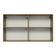 Armário Aéreo Glamy 120cm 2 Portas Rustic Madesa