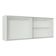 Armário Aéreo Glamy 100% MDF 2 Portas Quadrato BR Madesa