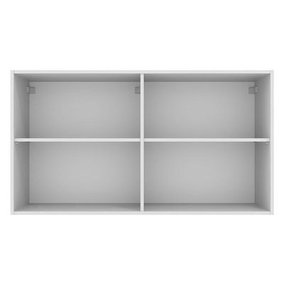 Armário Aéreo 120 Cm 2 Portas Agata Madesa Branco/crema