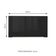 Armário Aéreo Lux 60cm 1 Porta Basculante Branco Preto