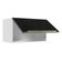 Armário Aéreo Lux 60cm 1 Porta Basculante Branco Preto