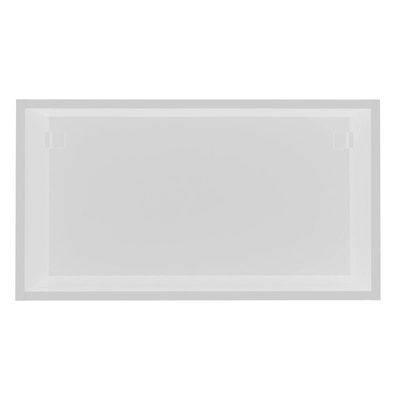 Armário Aéreo Lux 60cm 1 Porta Basculante Branco Preto