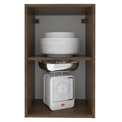 Armário Aéreo Stella 1 Porta Rustic/branco Madesa