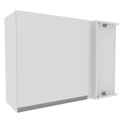 Armário Aéreo de Canto Glamy 1 Porta Branco Madesa