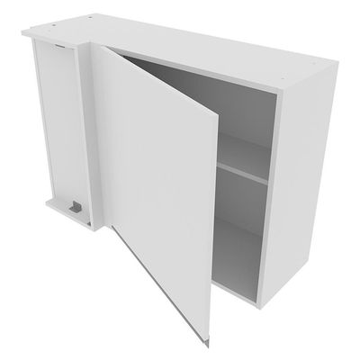 Armário Aéreo de Canto Glamy 1 Porta Branco Madesa