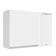 Armário Aéreo de Canto Glamy 1 Porta Branco Madesa