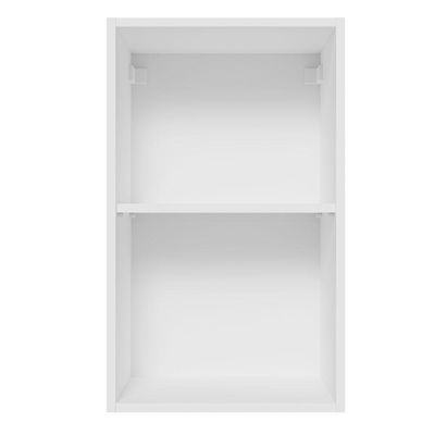 Armário Aéreo Glamy 40 cm 1 Porta Branco/Rustic Madesa