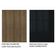 Armário Aéreo 70 Cm 2 Portas Rustic/preto Lux Rustic/preto