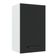 Armário Aéreo Madesa Agata 40cm 1 Porta Branco e Preto