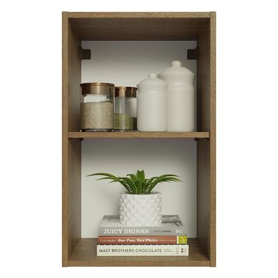Armário Aéreo 40 Cm Com 2 Nichos Abertos Rustic