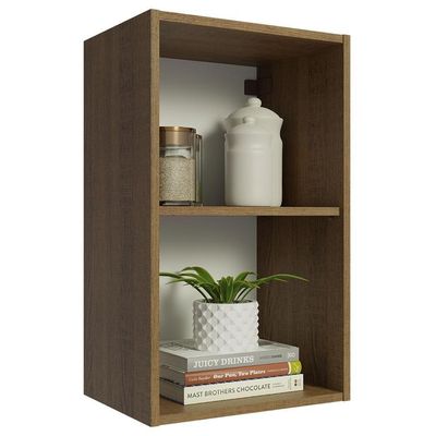 Armário Aéreo 40 Cm Com 2 Nichos Abertos Rustic