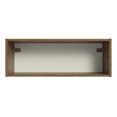 Armário Aéreo Com Nicho Aberto 60cm Rustic Emilly Madesa