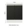 Balcão de Cozinha Madesa Glamy 70cm 2 Portas Branco Preto