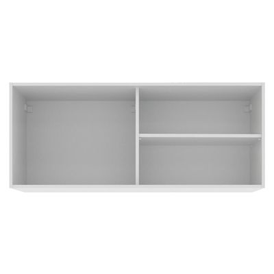 Armário Aéreo Glamy 100%MDF 2 Portas Vidro Reflex BR Madesa