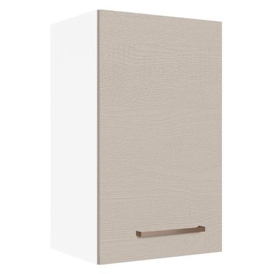 Armário Aéreo 40 Cm 1 Porta Agata Madesa Branco/crema