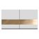 Armário Aéreo Glamy 120Cm 2 Portas com Vidro Rustic Madesa